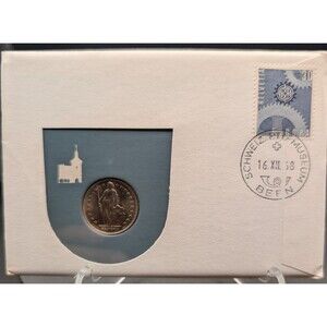 1968 Switzerland PNC – Copper‑Nickel Coinage Release – 16 DEC 1968